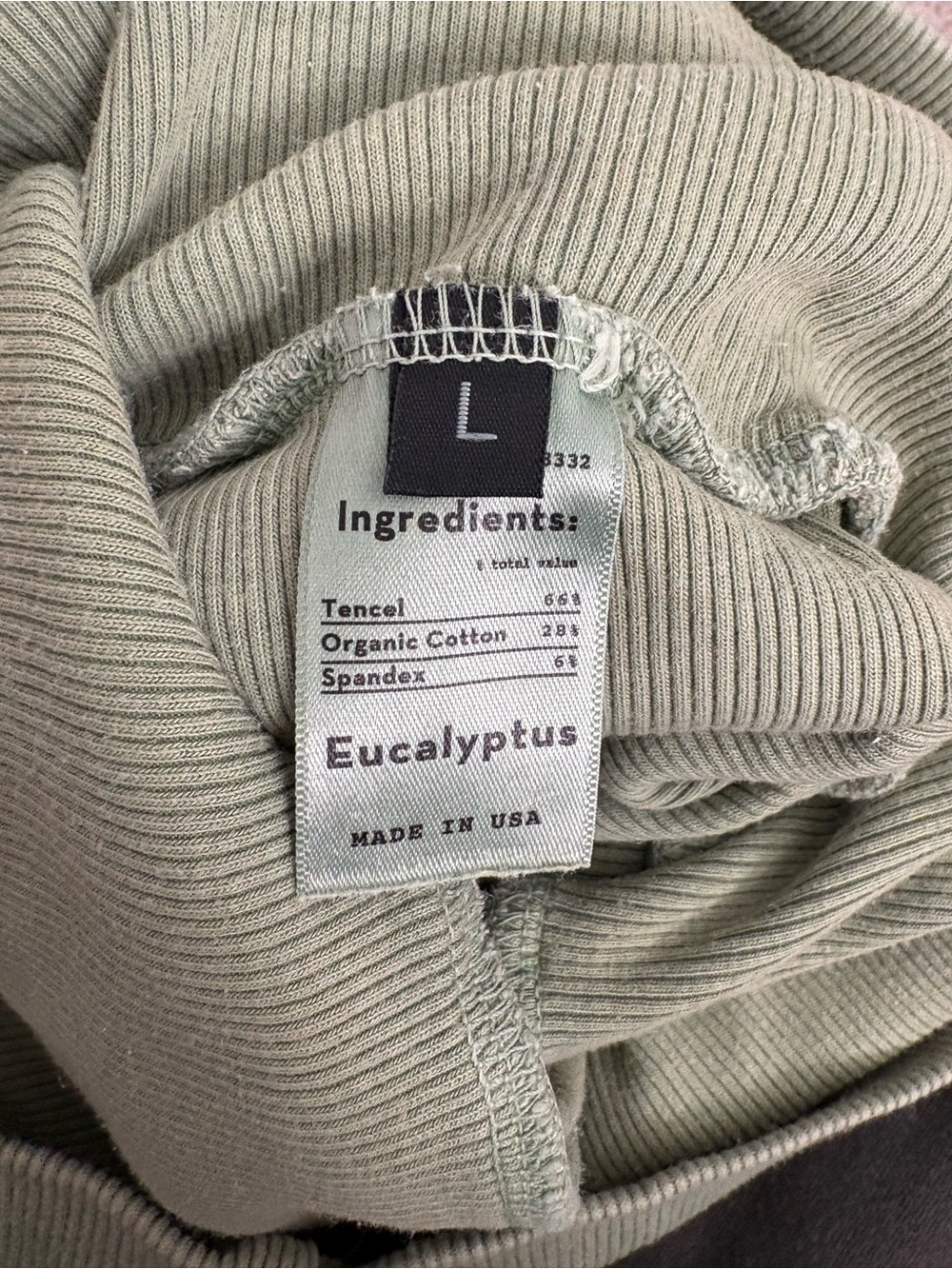 Groceries Ribbed Soft Legging In Carrot Tops Large - Picture 13 of 14